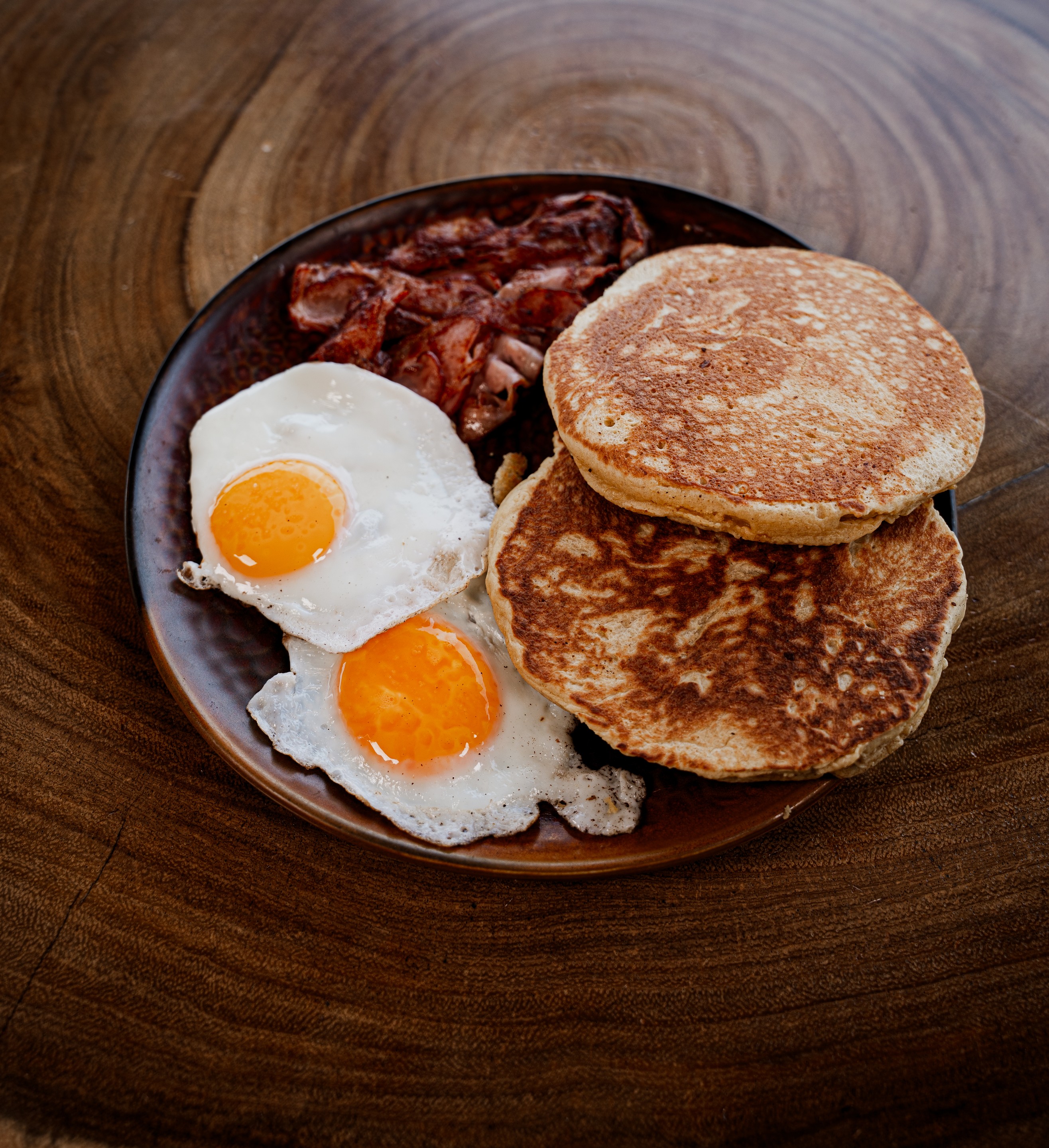 Due Fratelli, fotografía gastronómica 7 de 22: Huevos con tocino / Composición.