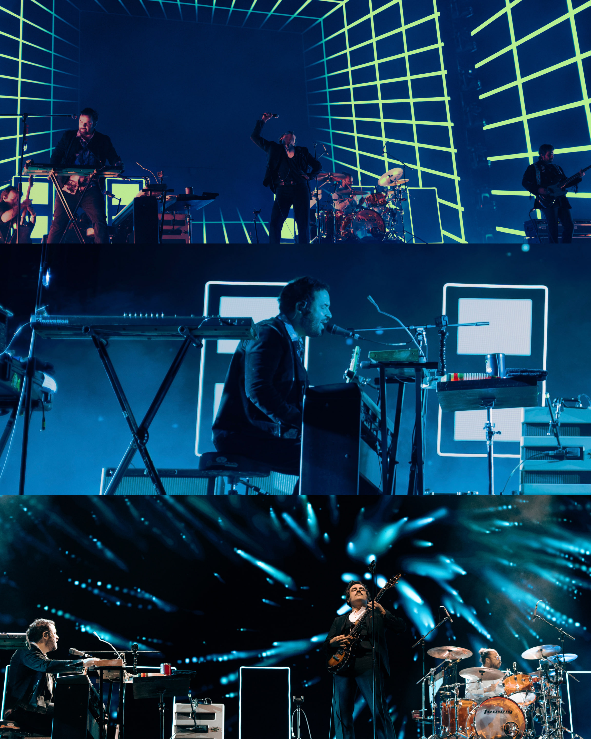 Enjambre en el Estadio GNP Seguros durante el concierto, fotografía 17 de 17.