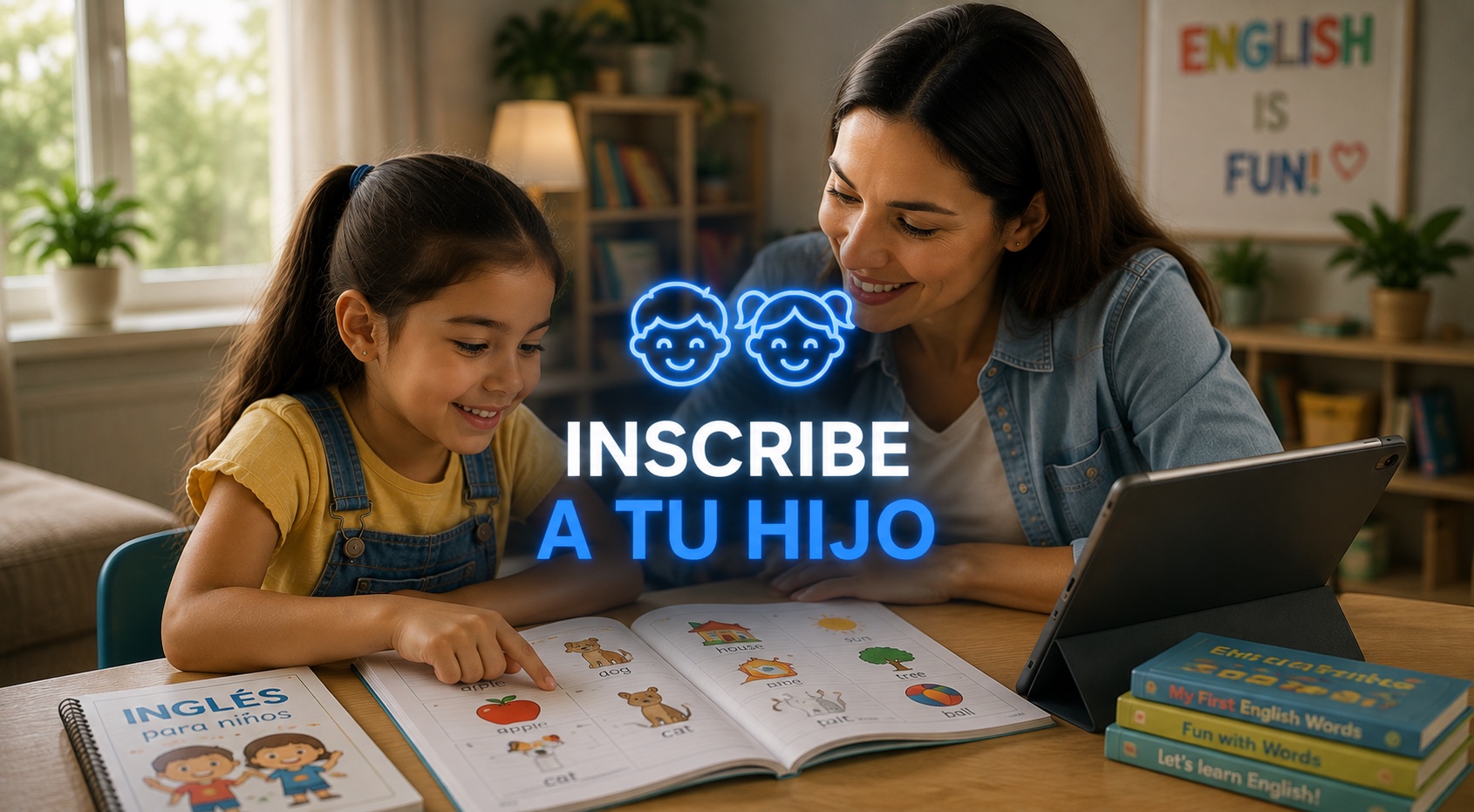 Experiencia de Inglés con Jeremy para niñas y niños.