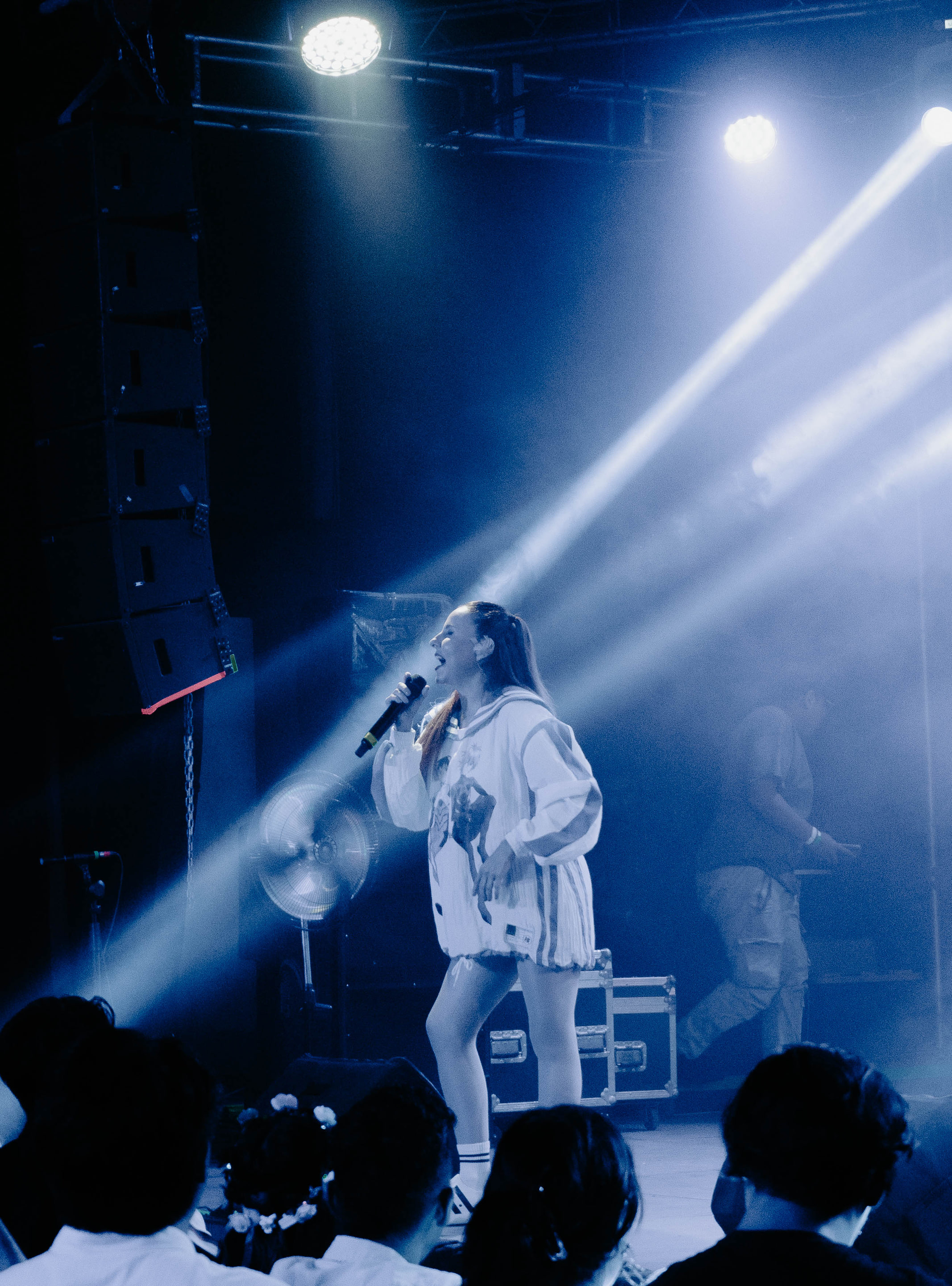 María Daniela y Su Sonido Lasser durante el concierto, fotografía 4 de 14.