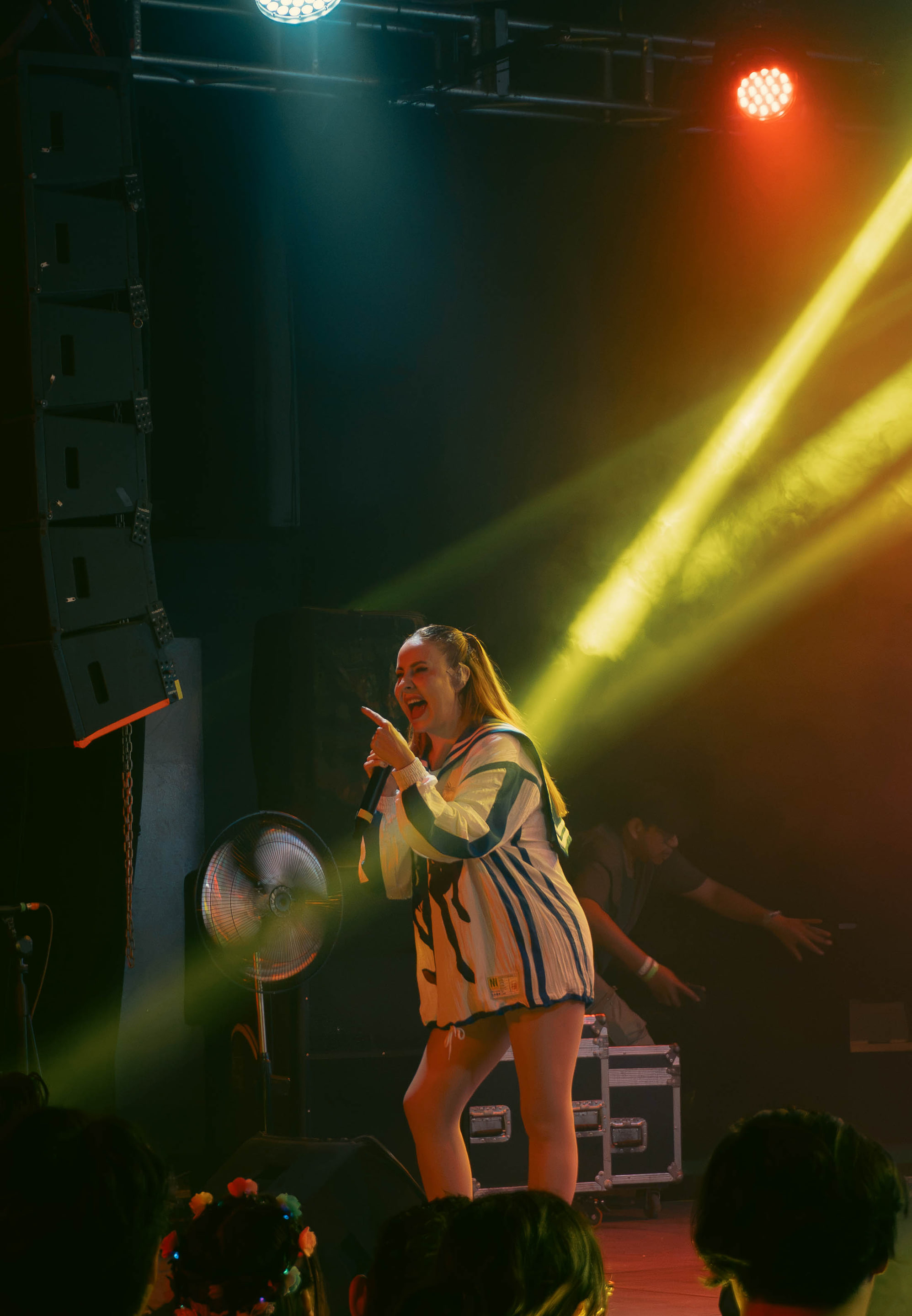 María Daniela y Su Sonido Lasser durante el concierto, fotografía 8 de 14.