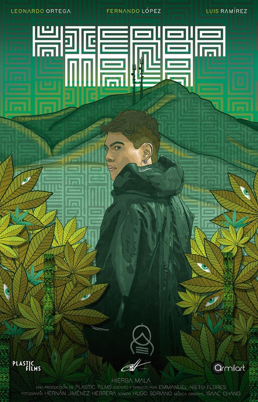 Cartel de HIERBA MALA